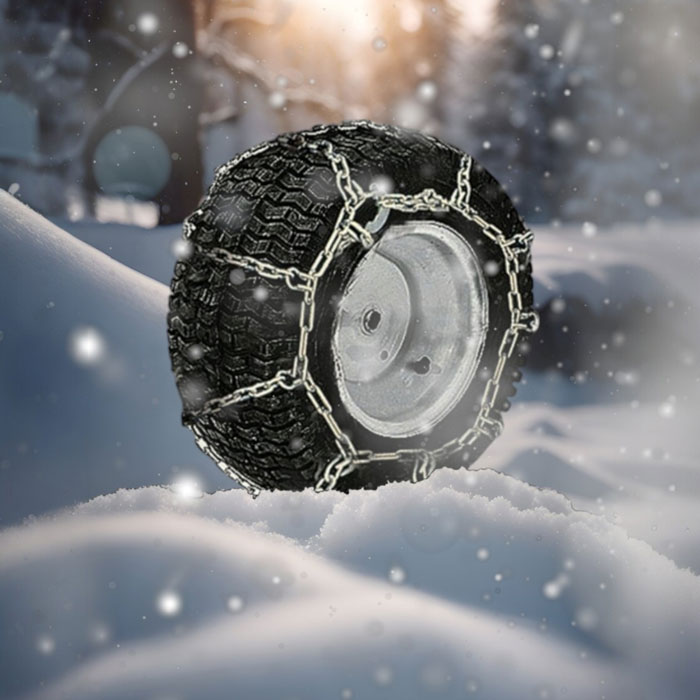 Łańcuchy śnieżne na koła traktorków Cub Cadet z serii LT 18x9,5